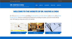 Desktop Screenshot of drwaynechou.com