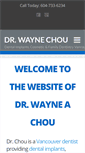 Mobile Screenshot of drwaynechou.com